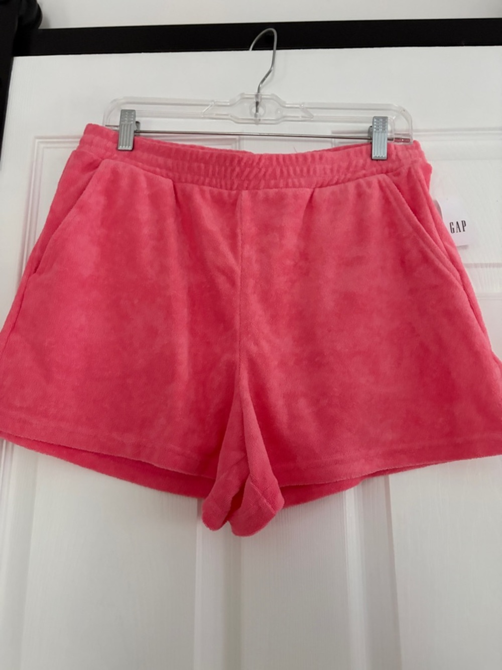 NWT GAPBody Coral Pink Women's French Terry Shorts size M
